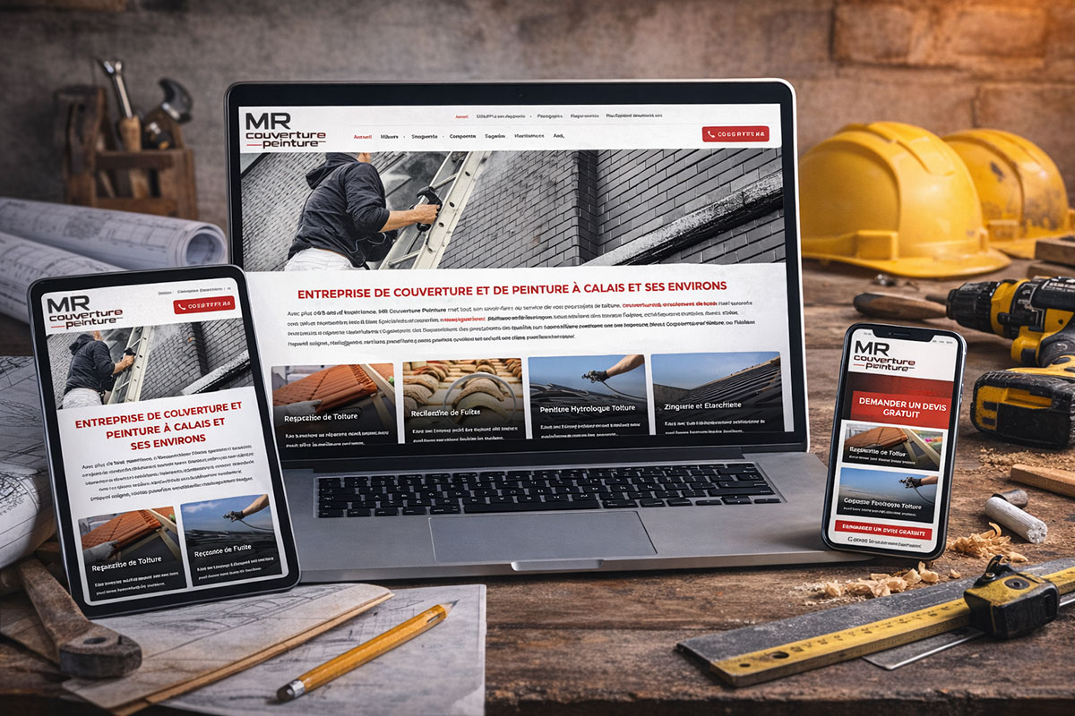 Site internet pour artisan peintre